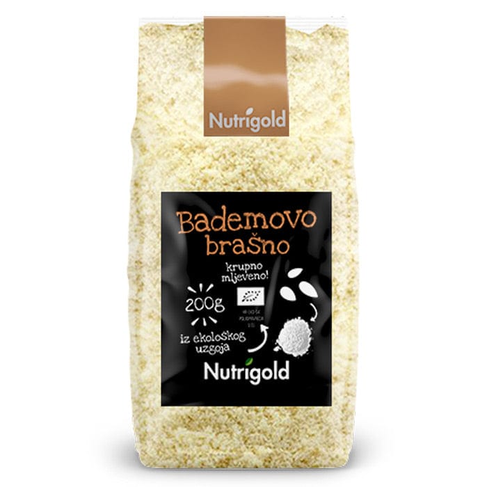 Bio Brašno od badema krupnije mljeveno 200g Nutrigold - Alternativa Webshop