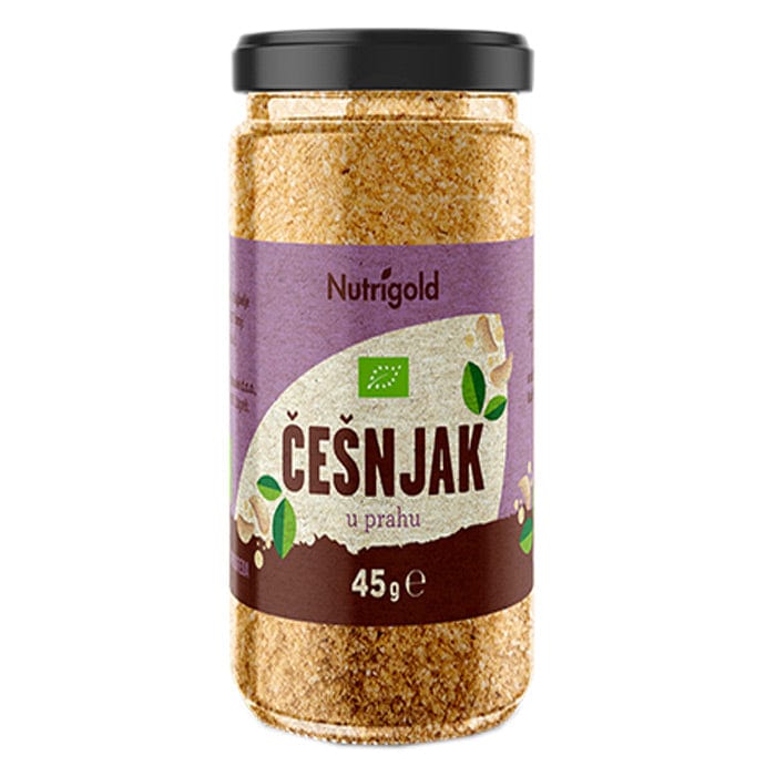 BIO Češnjak u prahu Staklenka 45g Nutrigold - Alternativa Webshop