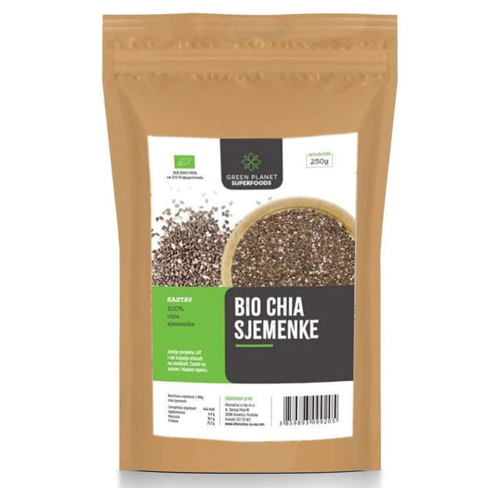 BIO Chia sjemenke Green Planet Superfoods 250g - Alternativa Webshop