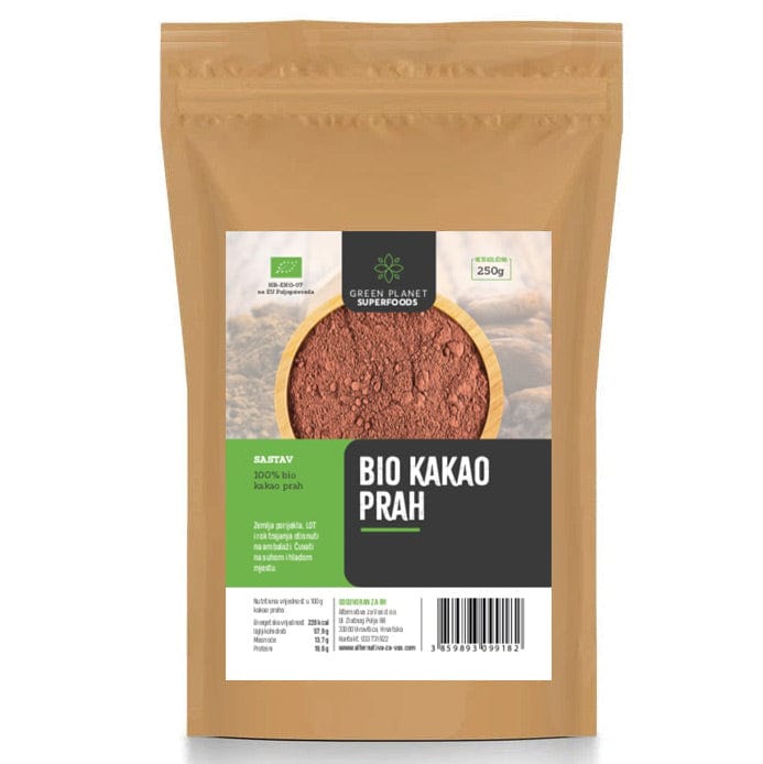 BIO Kakao u prahu Green Planet Superfoods 250g - Alternativa Webshop