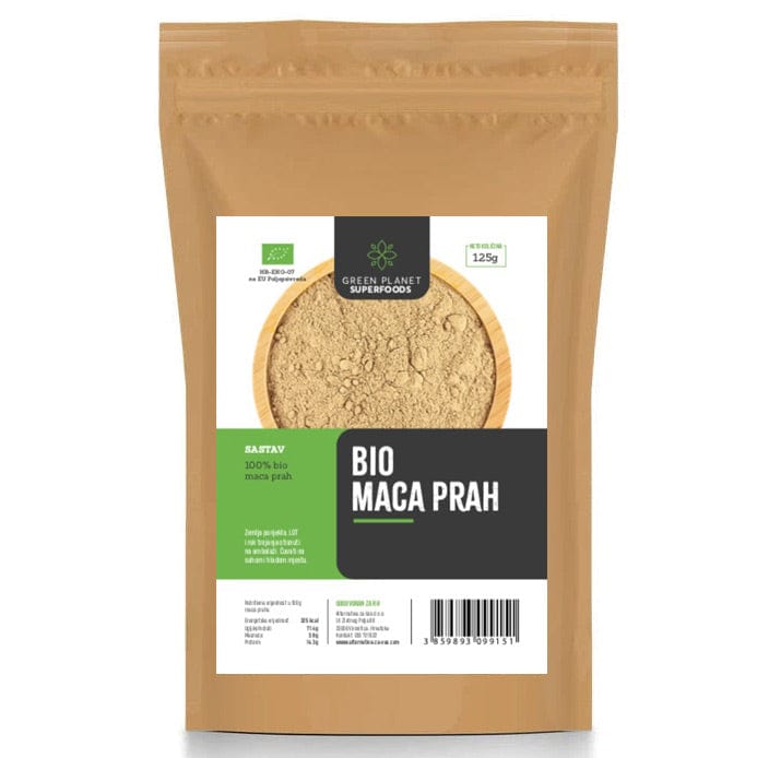 BIO maca prah Green Planet Superfoods 125g - Alternativa Webshop