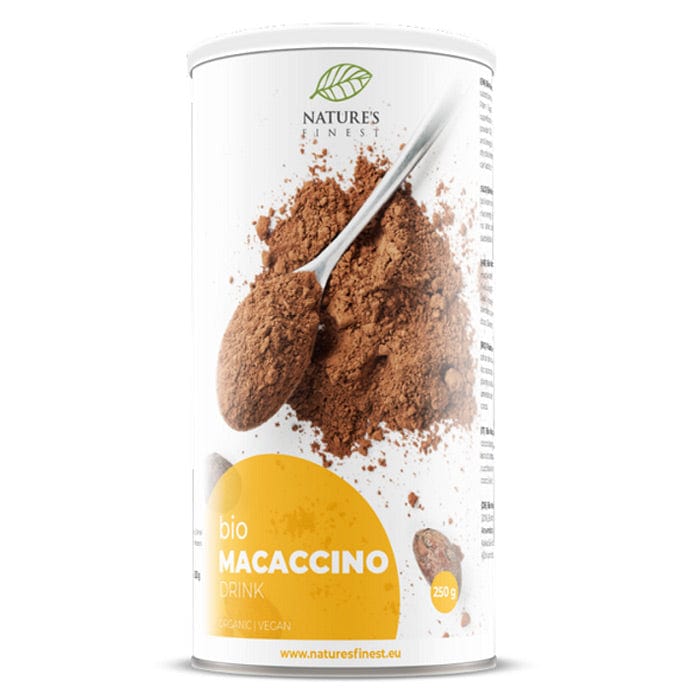 BIO Macaccino u prahu Natures Finest 250g - Alternativa Webshop