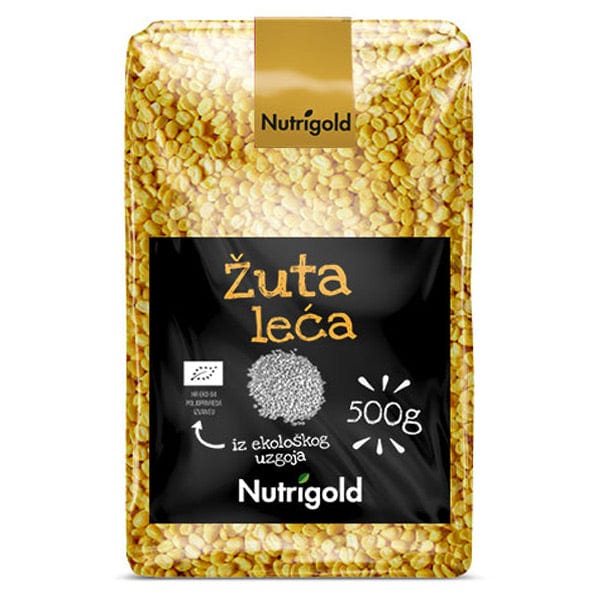 BIO Žuta leća 500g Nutrigold - Alternativa Webshop