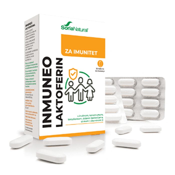 Inmuneo Laktoferin Soria Natural 36 tableta za žvakanje - Alternativa Webshop