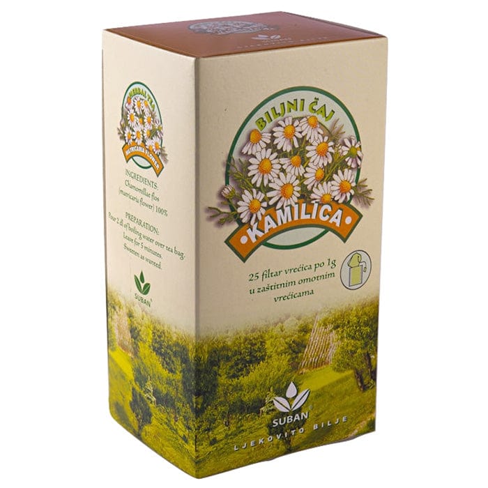 Kamilica čaj u filter vrećicama Suban 25g - Alternativa Webshop