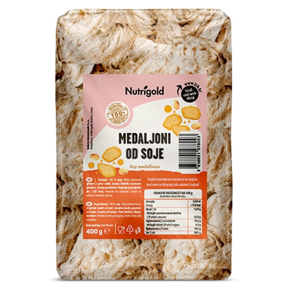 Medaljoni od soje 400g Nutrigold - Alternativa Webshop