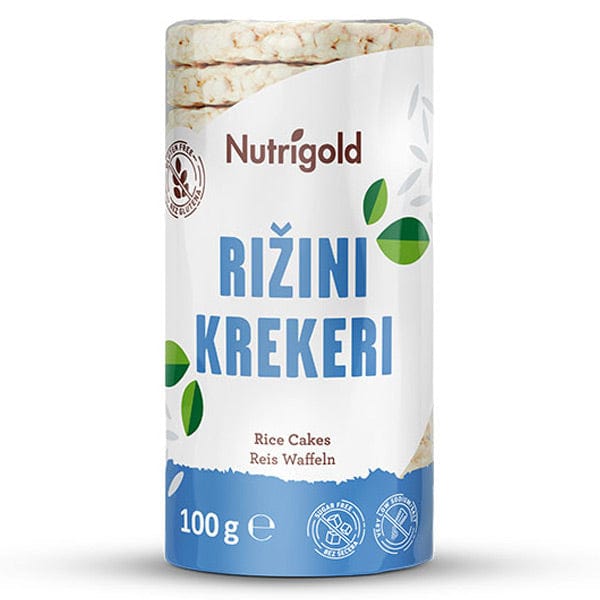 Rižini krekeri natural 100g Nutrigold - Alternativa Webshop