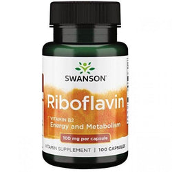 Vitamin B2 (riboflavin) Swanson 100 kapsula - Alternativa Webshop