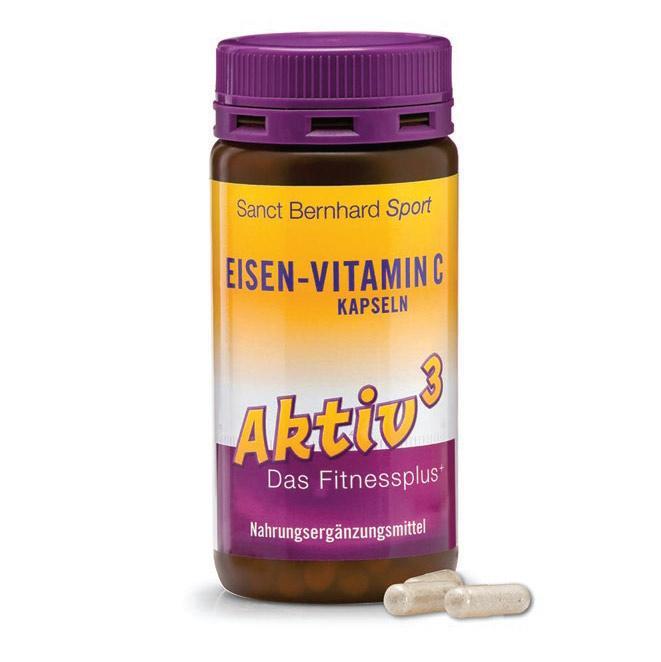 Aktiv3 Vitamin C + Željezo Sanct Bernhard 180kapsula