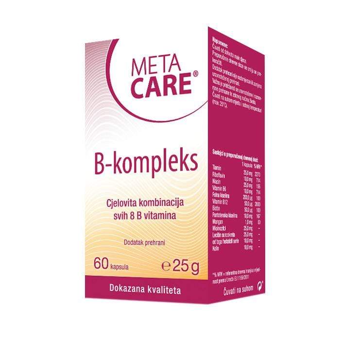 B-kompleks META-CARE 60 kapsula - Alternativa Webshop