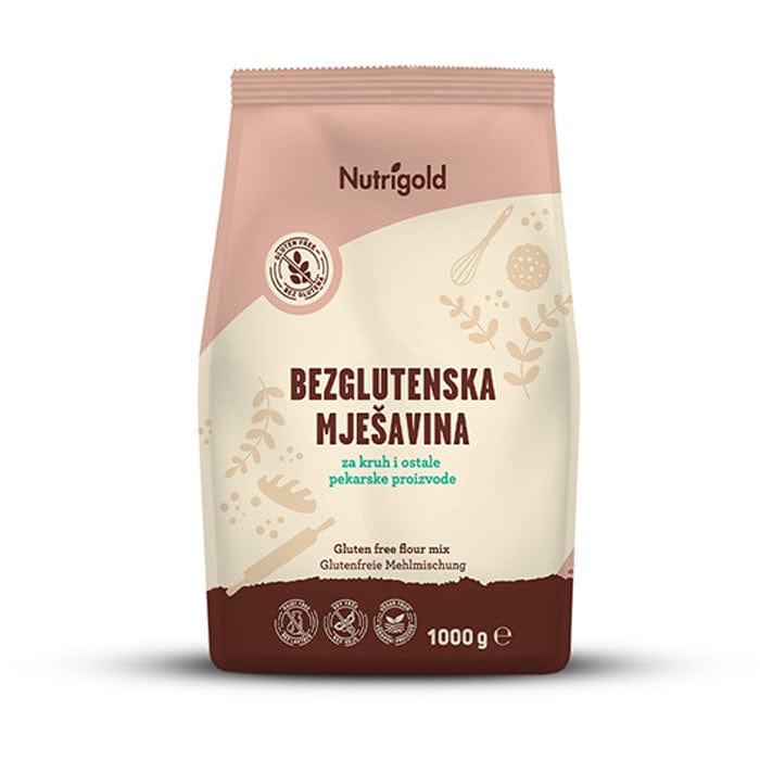 Bezglutensko brašno - Mješavina za kruh 1kg Nutrigold - Alternativa Webshop