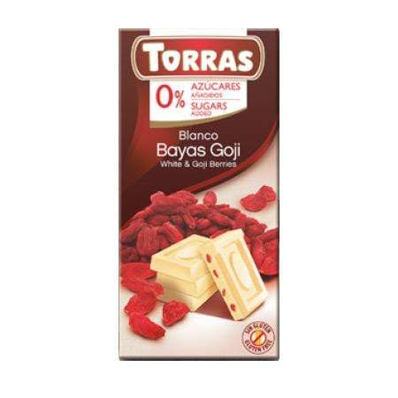 Bijela čokolada s goji bobicama Torras 75g