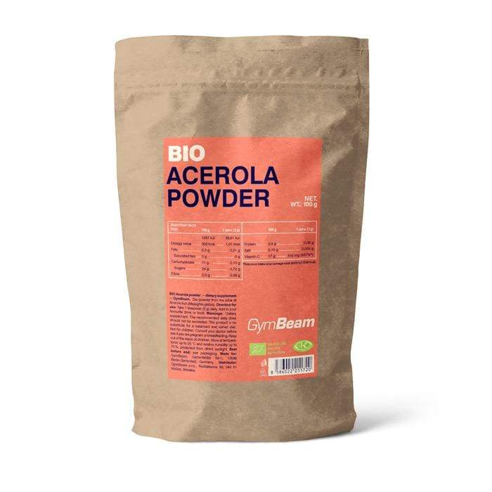 BIO Acerola prah GymBeam 100g - Alternativa Webshop