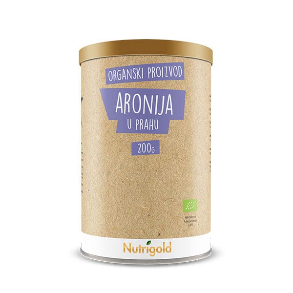 BIO Aronija u prahu 200g Nutrigold - Alternativa Webshop