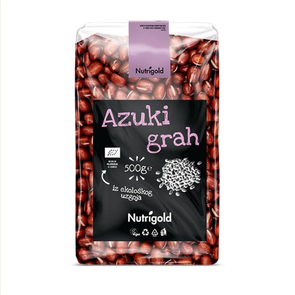 BIO Azuki grah 500g Nutrigold - Alternativa Webshop