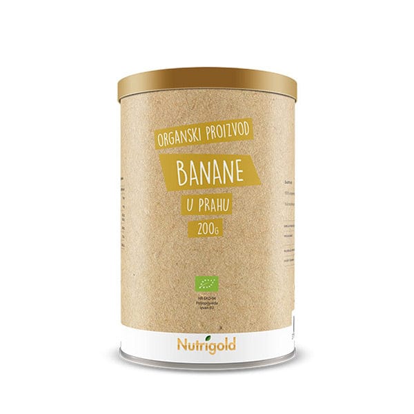 BIO Banane u prahu 200g Nutrigold - Alternativa Webshop