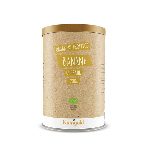 BIO Banane u prahu 200g Nutrigold - Alternativa Webshop