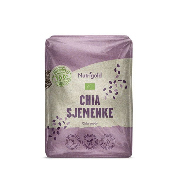 BIO Chia sjemenke 500g Nutrigold - Alternativa Webshop