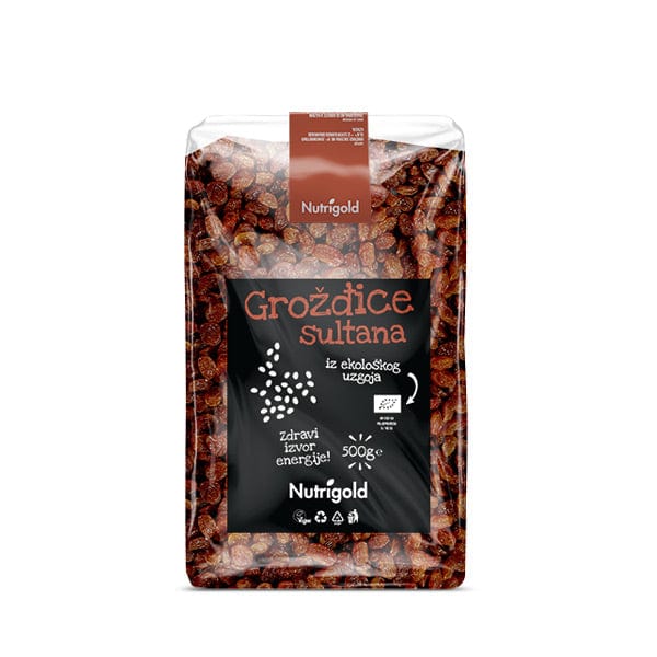 BIO Grožđice "Sultanas" 500g Nutrigold - Alternativa Webshop