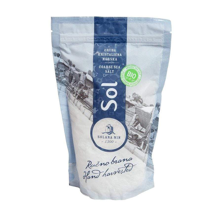 BIO Gruba kristalična morska sol Solana Nin 600g