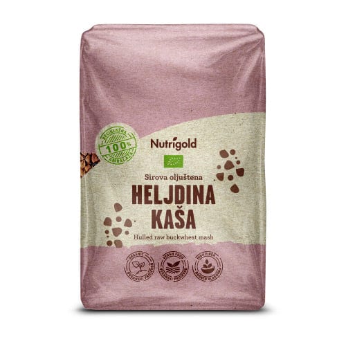 BIO Heljdina kaša sirova (oljuštena heljda) 500g Nutrigold - Alternativa Webshop