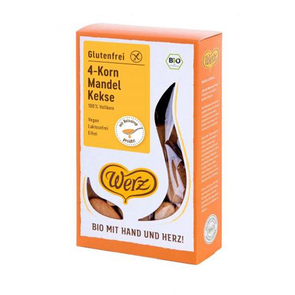 BIO Integralni keksi s bademima bez glutena Werz 150g - Alternativa Webshop