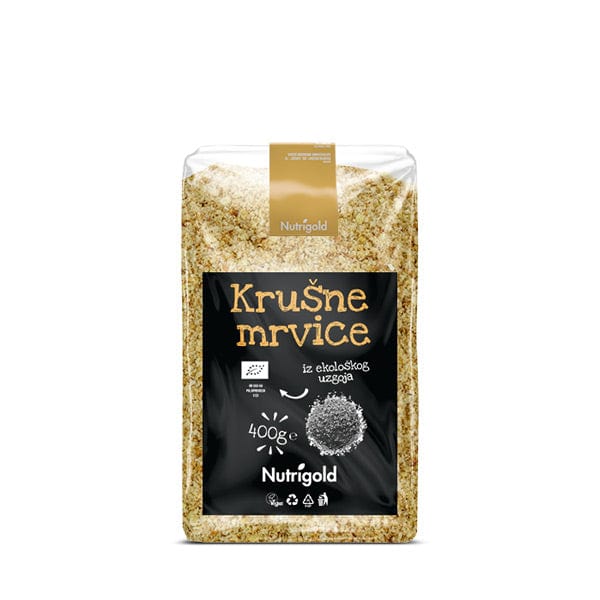 BIO Krušne mrvice intergralne 500g Nutrigold - Alternativa Webshop