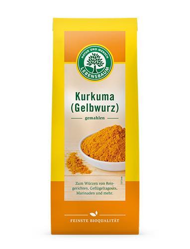 BIO Kurkuma prah Lebensbaum 50g