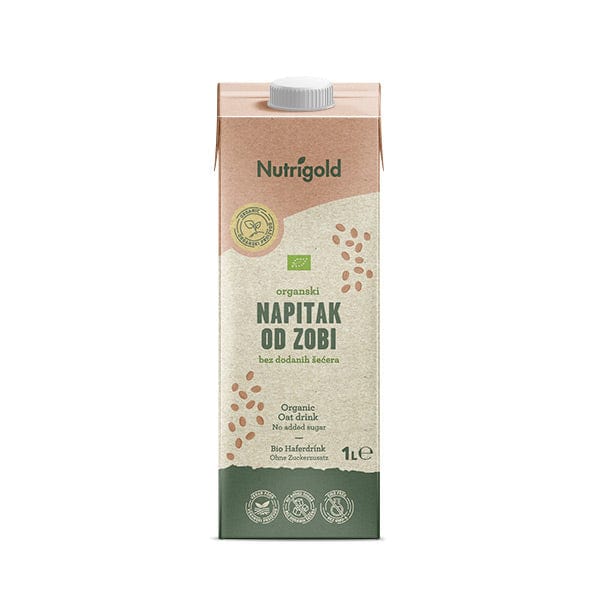 BIO Napitak od Zobi Bez dodanog šećera 1000ml Nutrigold - Alternativa Webshop