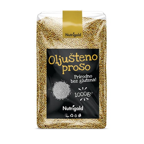 BIO Oljušteno proso 1000g Nutrigold - Alternativa Webshop