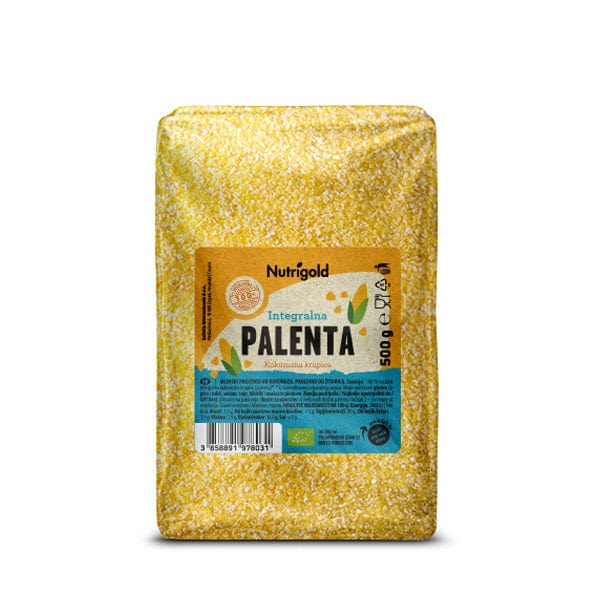 BIO Palenta Integralna 500g Nutrigold - Alternativa Webshop