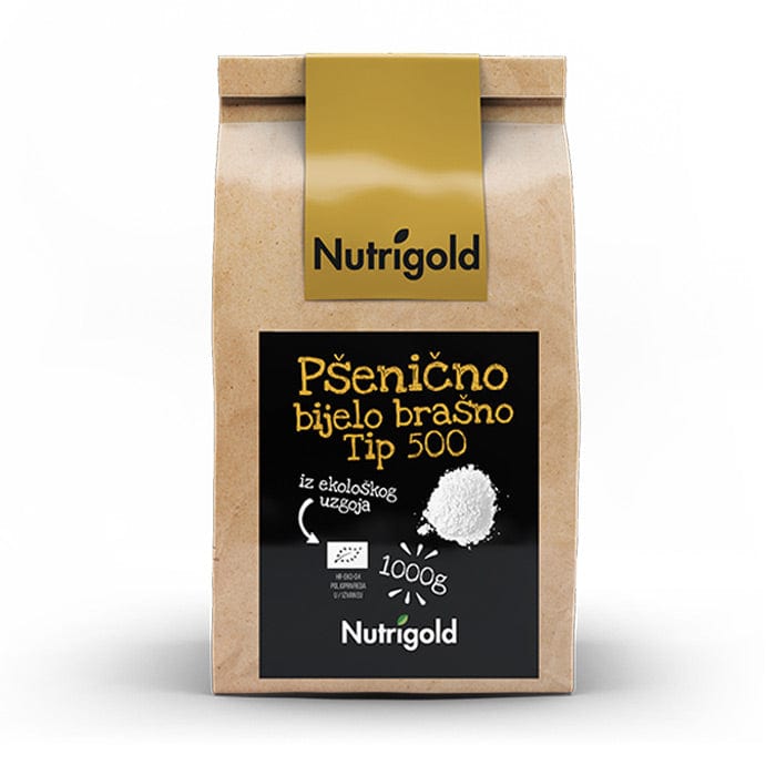 BIO Pšenično brašno Bijelo Tip 1kg Nutrigold - Alternativa Webshop