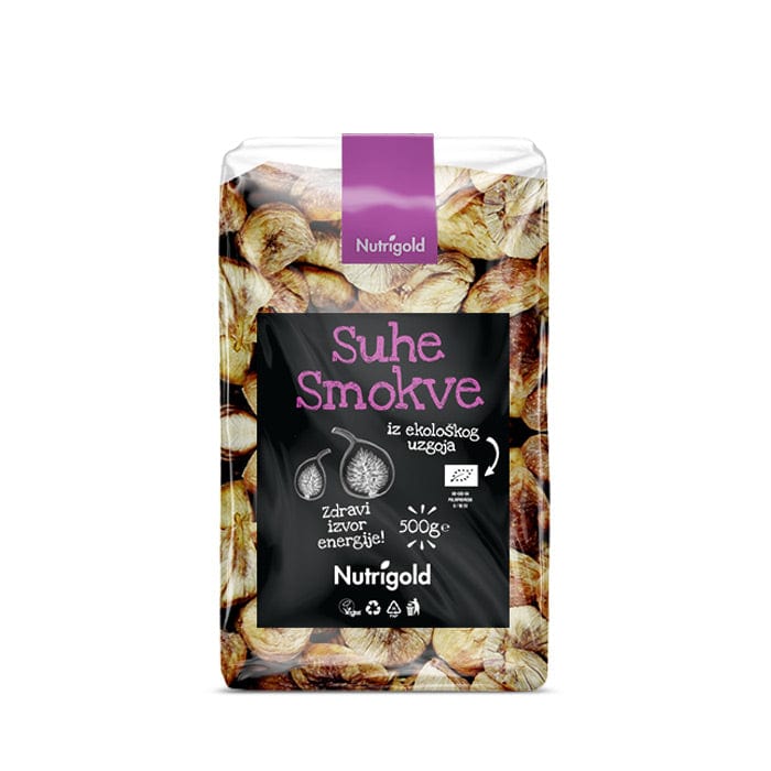 BIO Suhe smokve 500g Nutrigold - Alternativa Webshop