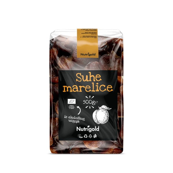 BIO Sušene marelice 500g Nutrigold - Alternativa Webshop