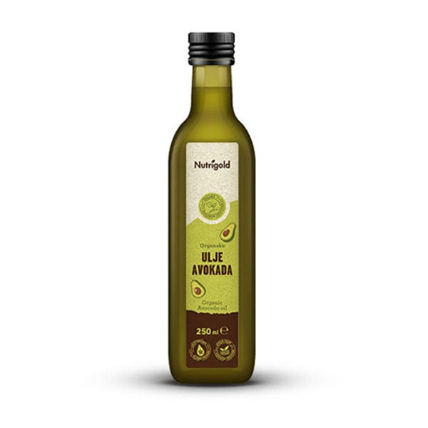 BIO Ulje avokada hladno prešano 250ml Nutrigold - Alternativa Webshop