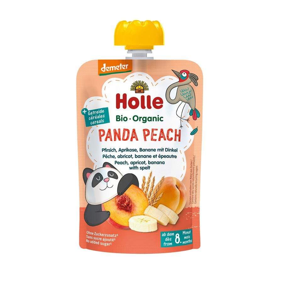 BIO Voćni pire od breskve, marelice i banane s pirom Holle 100g - Alternativa Webshop