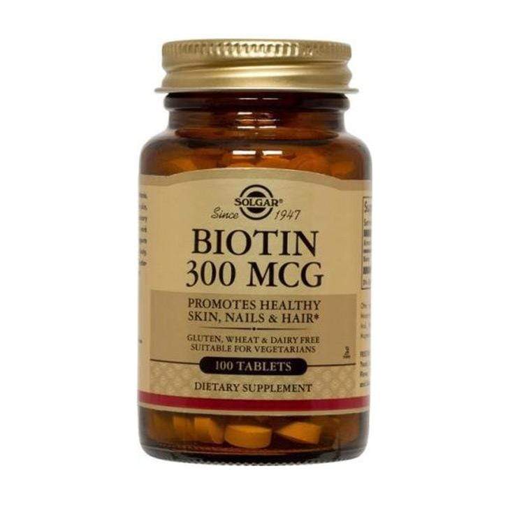 Biotin 300 mcg Solgar 100tableta