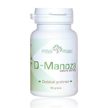 D-Manoza ekstra strong u prahu čistoće 99,8% Prirodni produkti 50g - Alternativa Webshop