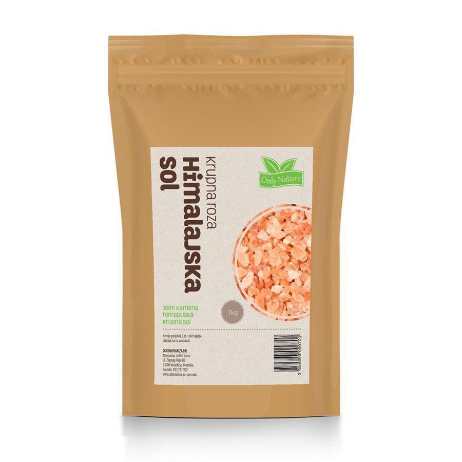 Himalajska sol krupna roza Only Nature 1kg - Alternativa Webshop