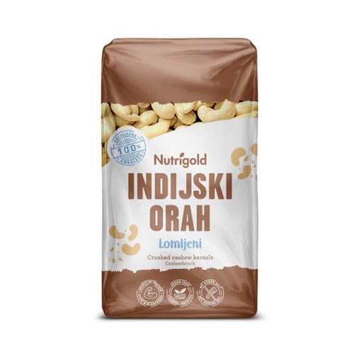 Indijski oraščić sirov - lomljeni 750g Nutrigold - Alternativa Webshop