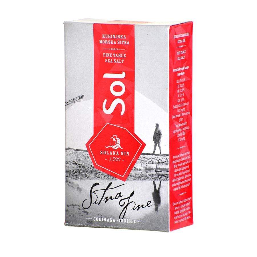 Jodirana sitna morska sol Solana Nin 500g