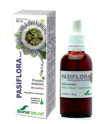 Pasiflora bezalkoholni ekstrakt Soria Natural 50ml