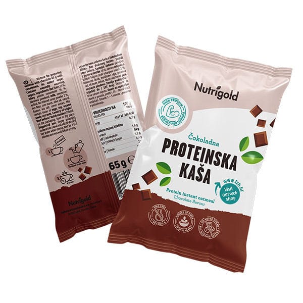 Proteinska kaša Čokolada 65g Nutrigold - Alternativa Webshop