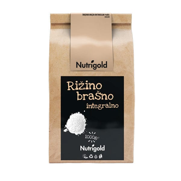 Rižino brašno integralno 1kg Nutrigold - Alternativa Webshop