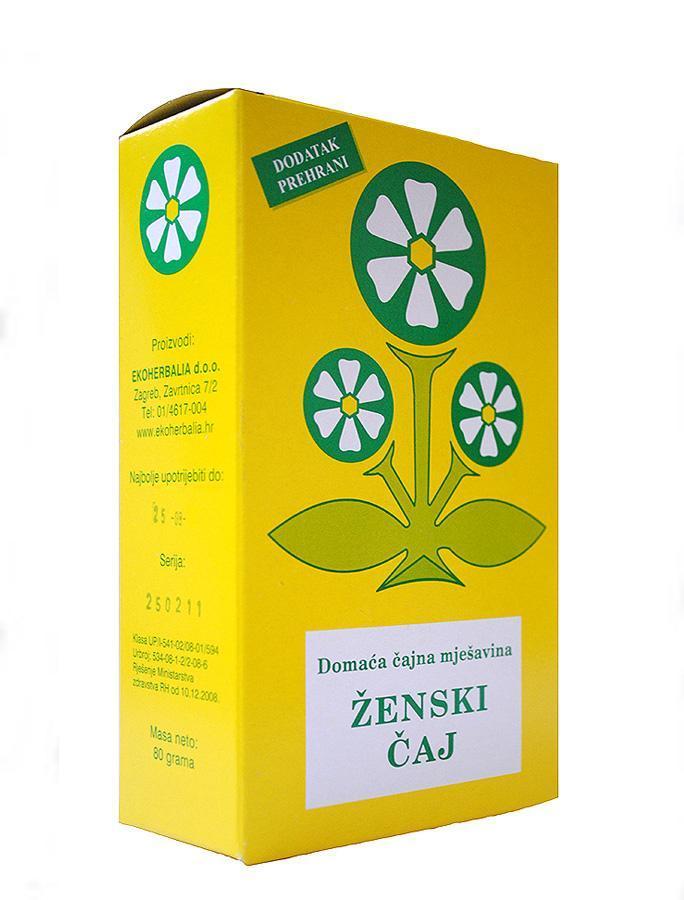 Ženski čaj domaća čajna mješavina Ekoherbalia 80g - Alternativa Webshop