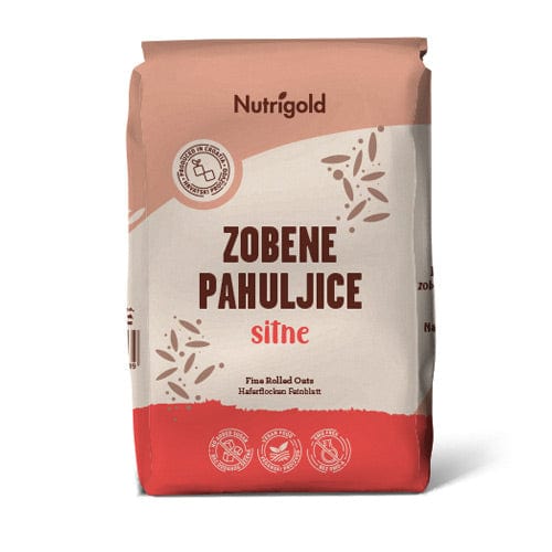 Zobene pahuljice sitne 750g Nutrigold - Alternativa Webshop