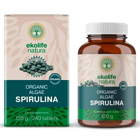 BIO Alga Spirulina Ekolife Natura 240 tableta - Alternativa Webshop