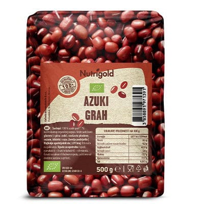 BIO Azuki grah 500g Nutrigold - Alternativa Webshop