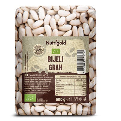 BIO Bijeli grah 500g Nutrigold - Alternativa Webshop