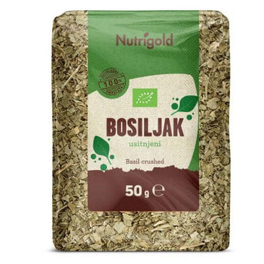 BIO Bosiljak sjeckani 50g Nutrigold - Alternativa Webshop